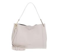 COCCINELLE Wallace Handbag Double Grainy Leather Lambskin White / Laurel Green