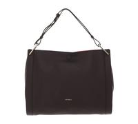 COCCINELLE Wallace Shoulderbag Double Grainy Leather Fondant Brown / Rosew