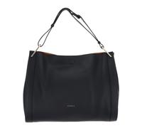 COCCINELLE Wallace Shoulderbag Double Grainy Leather Noir / Cuir