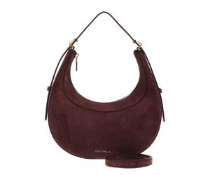 COCCINELLE Whisper Mini Bag Suede Leather / Grained Leather Berry