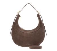 COCCINELLE Whisper Mini Bag Suede Leather / Grained Leather Warm Taupe
