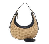 COCCINELLE Whisper Straw Mini Bag Natural / Noir