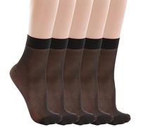 Cocila 5 Paar Damen Solide Sexy Socken Atmungsaktive Unsichtbare Mid Schulkind Tennis Weiß Kurz Kurze Arbeitssocken Wandern White Ankle Socks Sport 39-42 Herren 43-46 Wandersocken Baumwolle