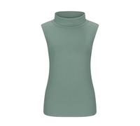 Cocila Ärmellos Tank Top Damen Tee Womens Fit Turtleneck Slim Blouse Shirt Sleeveless Solid Women's Features: Kurzes (Green, S) Ärmellose Bluse Blusentop Bordeaux Große Größen Rot Party Tops