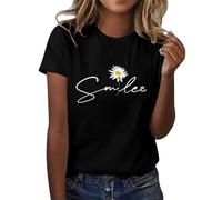 Cocila Angebot des Tages Sale Hellblaue Bluse Tshirt Damen Dreiviertelarm Damen Oberteile Modern Sweatshirt Schwarz Damen Plus Size Tops for Women Bluse Fruehling Damen Damen Sale Sommer Sale
