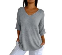 Cocila Angebot des Tages Sale Hellblaue Bluse Tshirt Stretch Damen Damen Pullover Elegant Glitzer Weißes Longshirt Damen Ausschnitt Top Damen Oversize Damen Bluse Damenmode Sale Marken Elegant