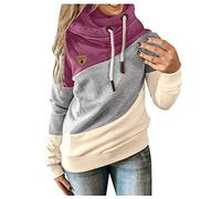 Cocila Angebot des Tages Sale Hoodie Damen Oversize Hellblau Damen Shirt Mit Kapuze Sweatjacke Damen Duenn Herbst Pullover Damen Musselin Bluse Damen Oversize Meine Bestellungen Sale Angebote