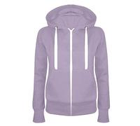 Cocila Angebot des Tages Sale Zip Hoodie Damen Schwarz Shirtjacken Fuer Damen Mit Kapuze Sweatshirt Damen Weiß Langarm Pullover Damen Beige T Shirt Oversize Teenager Danenkleidung Sale Sale