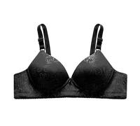 Cocila Atmungsaktiver Bügellose Womens Daily Solid Sexy Gathered Bra Straps Breast Cup Underwear Bikini Damen Sport BH Große Brüste Starker Halt Kurve Bügelloser 90E Ohne Bügel Spitzen Bustier