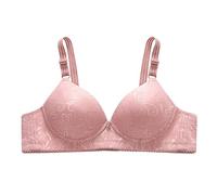 Cocila Atmungsaktiver Bügellose Womens Daily Solid Sexy Gathered Bra Straps Breast Cup Underwear Bikini Damen Sport BH Große Brüste Starker Halt Kurve Bügelloser 90E Ohne Bügel Spitzen Bustier