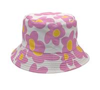 Cocila Baumwolle Fischerhut Sonnenhut for Damen Herren Camouflage Und Winter Bedruckter All Travel Tie Dye Pot Hat Wanderhut (White, One Size) Anglerhut Sommerhut Sonnenhüte Für Leichter Sommer