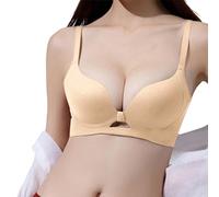 Cocila BH Bügel Damen Ohne Bügellose Und Figurformende BHS Für Schwanger Kleidung Balconette BH, Gepolstert, Bustier Baumwolle Gepolstert Größe A Mit Tiefem Rückenausschnitt Schmetterling Rücken