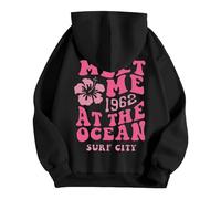 Cocila Black of Friday Angebote 2024 Damen Hoodie Salbeigruen Damen Hoody Damen Mit Kapuze Grün Sweatshirt Damen Los Angeles Pullover Teenager Mädchen Damen Kleidung Sale Sale
