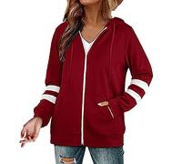 Cocila Black of Friday Angebote Damen Kapuzenpullover Damen Hoodie Kapuzenshirt Damen Langarm Sweatshirt Jacke Damen Pink Kaschmir Pullover Damen Rot Rollkragenpullover Oversize Damenbekleidung Sale