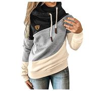 Cocila Black of Friday Weihnachten Hoodie Stehkragen Damen Kapuzenpullover Gruen Damen Sweatshirt Damen Lila Sportlich Elegante Kleidung Strickjacken Oversize Danenkleidung Sale Sale