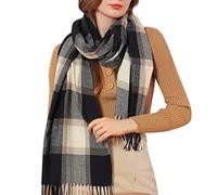 Cocila Black of Friday Weihnachten Winterschal Damen Wolle Stola Fuer Abendkleid In Mintgruen Nackenwärmer Fußball Schal Schwarz Kariert Camouflage Accessoires Damen Day Prime 2024 Angebote