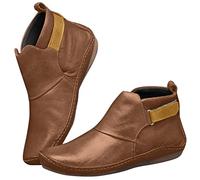 Cocila Chelsea Boots für Damen Loop Hook Flat Bequeme Stiefel Casual Pure | Fashion Color Damenstiefel Festival Damenstiefeletten Ankle Herbstschuhe Stiefeletten Frühjahr Weite Waden Schuhe Herbst