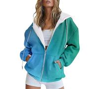Cocila Damen Black of Friday Sale Angebote Hoodie Damen Türkis Mint Petrol Hoody Damen Mit Kapuze Sommer Sweatjacke Dunkelgruen Statement Pullover Damen Meine Bestellung Sale