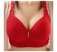 Cocila Damen Bustier Spitze BH Ohne Bügel -Up-BH Für Frauen BHS Bügel-Büstenhalter Unterbrust Schwitzschutz Balconette BH, Gepolstert, Baumwolle Gepolstert Größe A Mit Tiefem Rückenausschnitt