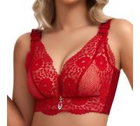 Cocila Damen Große Größen BH Vollschalen Kabelloser, Bequemer Und Weicher Für - Vollständiger Halt, Unsichtbarer Alltags-BH Mit Optimalem Halt 2 Raus Land Sport Starker Schwarzer Push Up