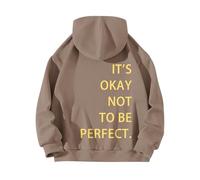 Cocila Damen Hoodie mit Kapuze Nirvana Sweatshirt Lang Oversize Winterjacke Übergröße Black