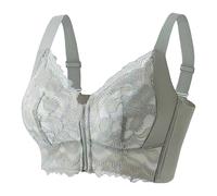 Cocila Damen Sexy Smooth Wireless T-Shirt Weicher, Kabelloser Push-Up-BH Mit Frontreißverschluss Und Formgebendem Komfort Für Fitness Outfit Women's Bras Neckholder BH Push Up Stütz Ohne Bügel