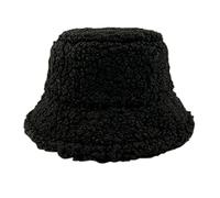 Cocila Fischerhut Bucket Hat Herren Damen 2026 Wintermütze Für Männer Frauen Sportmützen Warmer Winter Outdoor Travel Festival Geschenk Polyester (Black, One Size) Wanderhut Hut Uv Sommer