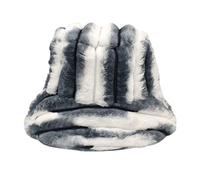 Cocila Fischerhut Damen Baumwolle Sonnenhut Weiblicher Winter-Tie-Dye-Neuer Gestreifter -Hut-Tag-Warmer -Hut Trendy Männer Im Freien Freizeit-Topf-Hut Regenhut Wasserdicht (Blue, M) Uv Hut