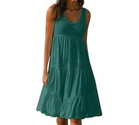 Cocila Outlet Angebote Sale Damen Strandkleid Mit Ärmel Maxikleid Sommer Blau Jersey Freizeitkleid Günstige Sommerkleider Midi Fließendes Maxikleid Luftiges Langes Sommerkleid Meine Bestellung Sale