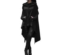 Cocila Oversized Sweater Damen Frauen Lose Hoodie Lange Kapuzen Tops Damen Sweatshirt Pullover Asymmetrische Bluse Katzen Pullover Mit Beutel