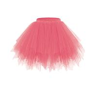 Cocila Pailletten Röcke Elastische Taille Glitzerrock Damen Multicolor Rock Support Half Body Puff Petticoat Bunter Kleiner Kurzer Schichten Tüllrock Tüll Schwarz Mädchen Plissee Tanzkleidung