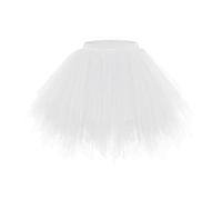 Cocila Pailletten Röcke Elastische Taille Glitzerrock Damen Multicolor Rock Support Half Body Puff Petticoat Bunter Kleiner Kurzer Schichten Tüllrock Tüll Schwarz Mädchen Plissee Tanzkleidung