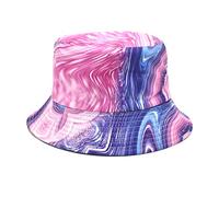 Cocila Retro Fischerhüte Hip Hop Bucket Hat Hats Tie Dye Fisherman Wear Cap Unisex Outdoor Für Frauen Herren (Purple, M) Hut Männer Sonnenhüte Fischerhut Damen Sommer Personalisiert Sonnenhut