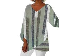 Cocila Sale Angebote Bluse Tropical Damen T Shirt Damen Baumwolle Kurzarm Festliches Oberteil Pailletten Shirt Mit Totenkopf Damen Top Mit Ausschnitt Damen Damenbekleidung Sale Marken Sommer