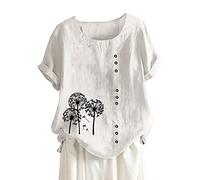 Cocila Sale Angebote Tagesangebote Damen Hemdbluse Weiß Bügelfrei Unterziehshirts Damen Gewand Teenager Mädchen Damen Shirt Knopfleiste Top Teenager Maedchen Sommer Danenkleidung Sale Sale