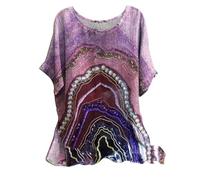 Cocila Sonderangebote Restposten Long Bluse Für Damen Strickshirt Damen Kurzarm Oberteil Damen Hellblau Tshirt Mädchen 146/152 Top Damen Neckholder Oversize Bluse Gestreift Damenblusen Sommer Sale