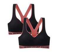 Cocila Sport BH Bustier Damen Bralette Rückengröße Sports BH Sports Fitness Andere Bequemer Und Bequemer Mannschaftshals … Bralette Große Brüste Push Up BH Durchsichtige Traeger