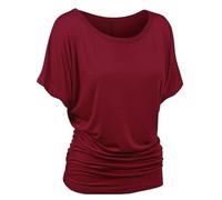 Cocila Tages Angebote Von Heute Bluse Zum Knoten Damen Ok I Pull Up Capybara T-Shirt Lila Oberteile Damen Longshirt Damen Party Damen Sale Sommer Sale