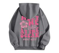 Cocila Tagesangebote Heute Sale Oversized Hoodie Mit Print Kapuzenpullover Damen Grün Damen Sweatshirt Herz Rundhals Pullover Damen 90Er Oversized Shirt Damen Letzte Bestellungen Anzeigen