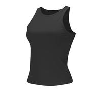 Cocila Tank Top Damen Ärmellos Tops Ärmelloses Tanktop Bluse Racerback Slim Strick Rippshirt Damenbluse Yoga (Gy2, XXL) Sommer Oberteile Sexy Schwarzes Elegant Sommertop T-Shirt Trägershirt