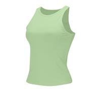 Cocila Tank Top Damen Ärmellos Tops Ärmelloses Tanktop Bluse Racerback Slim Strick Rippshirt Damenbluse Yoga (Gn2, L) Für Sexy Schwarz Basic Locker Sommer Baumwolle Rot Blusentop Ausgefallene