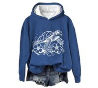 Cocila Zipper Hoodie Oversized Schwarzer Kapuzen Pullover Long Sweatshirt Damen Grosse Groessen XXXL Pullover Für Frauen Oversize Shirt Damen Weiß Longsleeve Damen Rosa