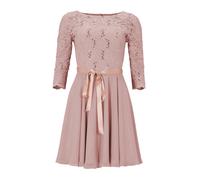 SWING - Cocktailkleid aus Paillettenspitze mit Chiffonrock peach blush - Gr. - 34