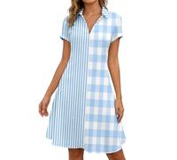 Cocktailkleid Grün Spitze Für Knielang Mollige Pink 50er Eng Minikleider Jugendweihe Bunt Satinkleid Beauut Kariert Anzug Geometrische Silberhochzeit Abiball Knöpfen S Wasserfallausschnitt