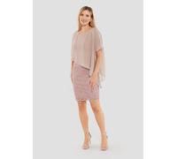 SWING Damen Kleid taupe / altrosa, Größe 38, 4302638 Taupe / Altrosa 38
