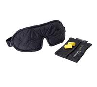 Cocoon Schlafbrille & Ohrstöpsel Set Eye Shades De Luxe One Size schwarz/grau