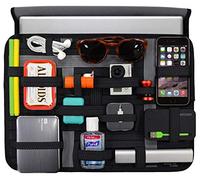 Cocoon GRID-IT - 13" Hülle aus Neopren & Organizer mit elastischen Bänder / Organizer für Aktentasche / Schutzhülle für Laptops / Multifunktionales Organisationssystem - Schwarz / 37,8 x 2 x 28 cm