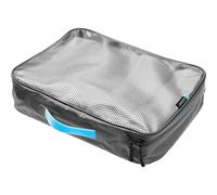 Cocoon - Packing Cube With Laminated Net Top - Packsack, Gr. M - 28 x 18 x 8 cm, grau (Grey/Blue)