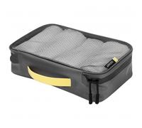 Cocoon - Packing Cube With Laminated Net Top - Packsack, Gr. M - 28 x 18 x 8 cm, grau (Grey/Yellow)