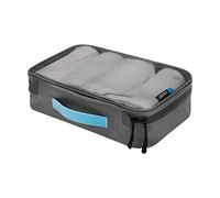 Cocoon - Packing Cube With Open Net Top - Packsack, Gr. L - 35 x 26 x 8 cm, grau/schwarz (Black)